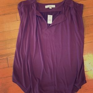 LOFT women’s sleeveless shirt M- NWT